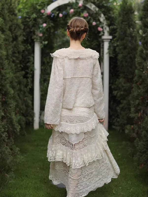 Nature's Embrace Beige Blouse