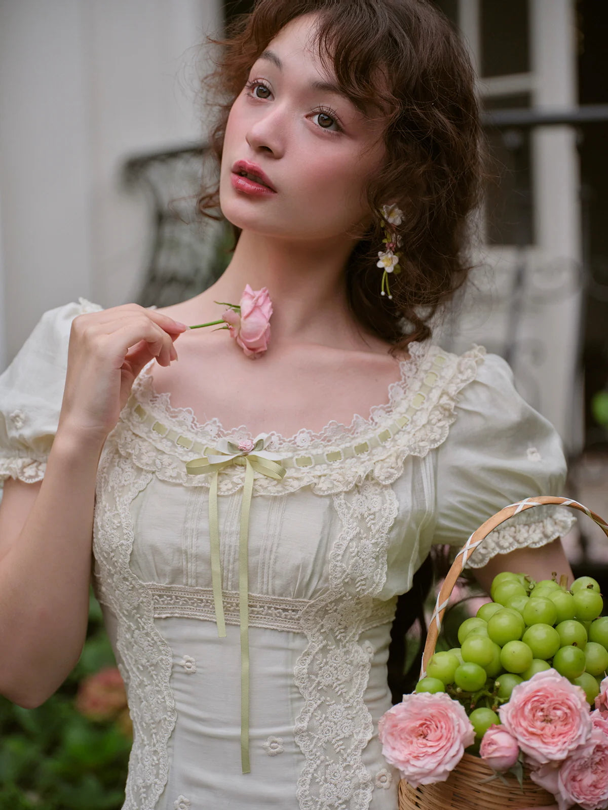 Olivia's Elegant Garden Mint Dress