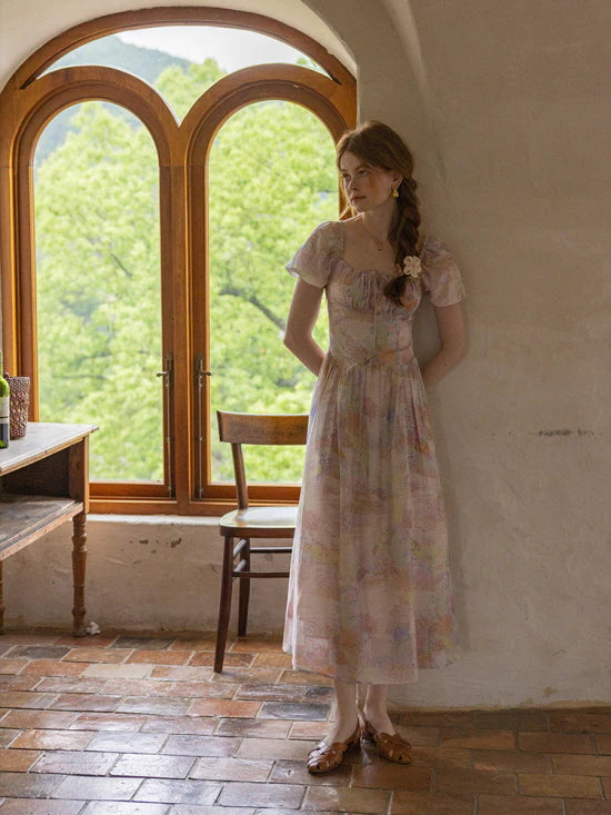 Whispering Meadows Floral Dress