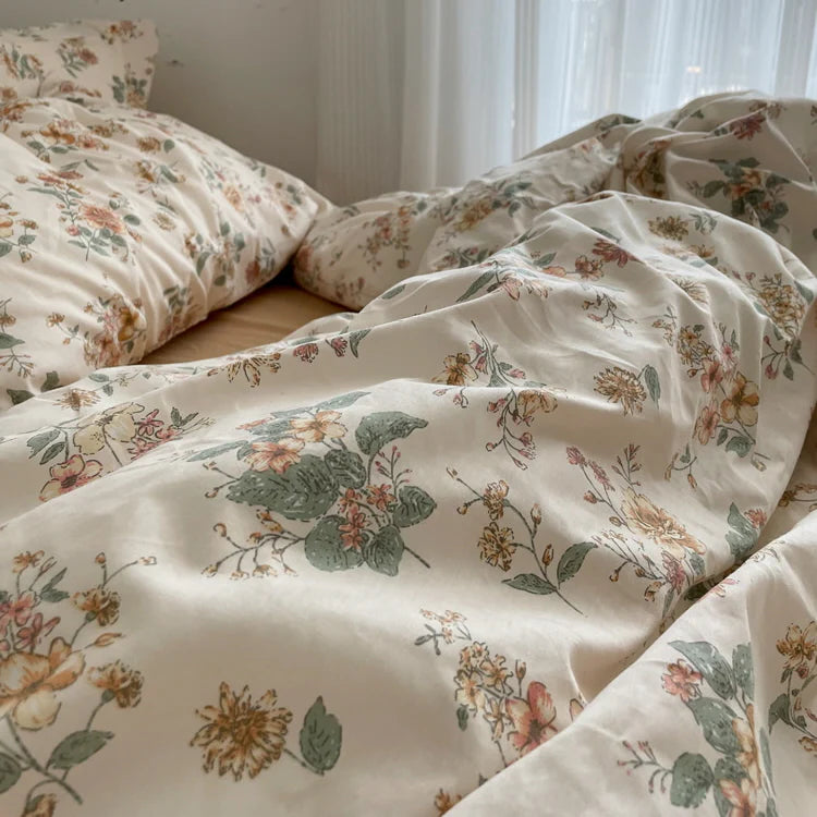 Rustic Floral Serenity Bedspread Set