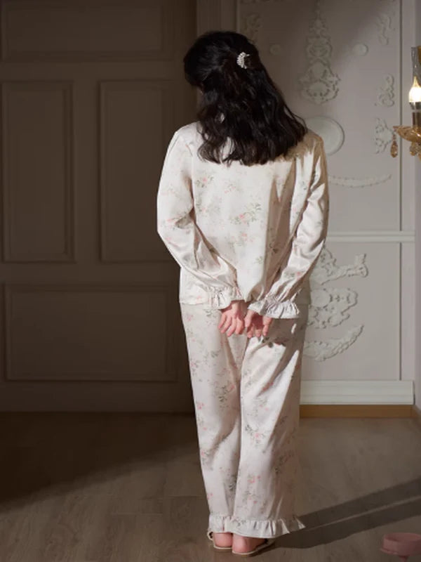 Pink Floral Whisper Sleepwear