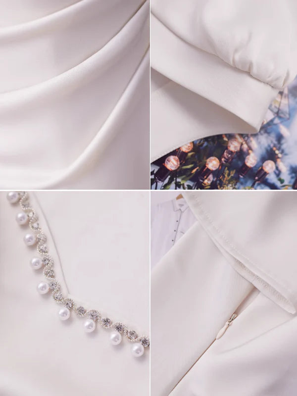 Timeless Elegance Princess White Dress