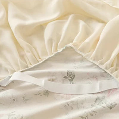Floral Princess Cotton Frill Bedding Set