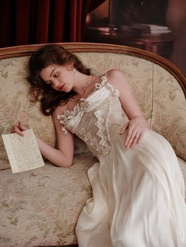 Ivory Lace Bloom Camisole Top