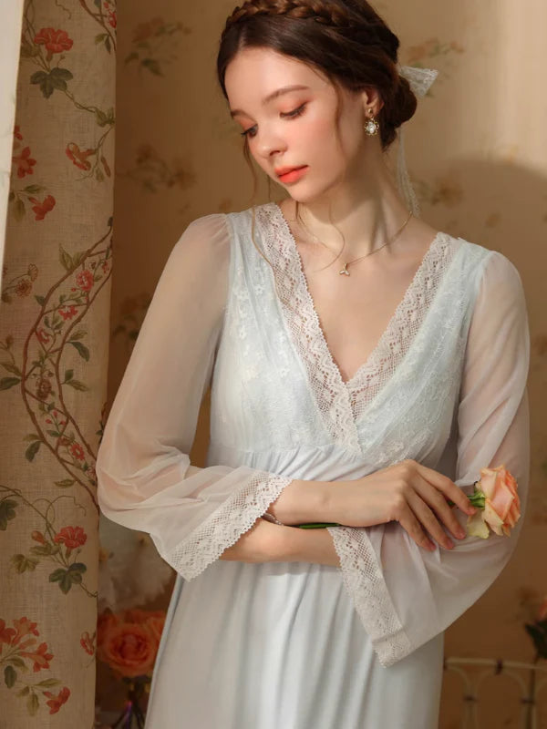 Whispering Rose Lace Nightgown