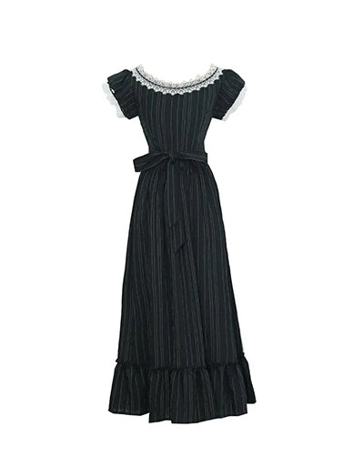 Victoria's Retro Black Elegance Dress