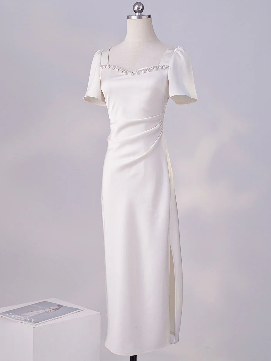 Timeless Elegance Princess White Dress