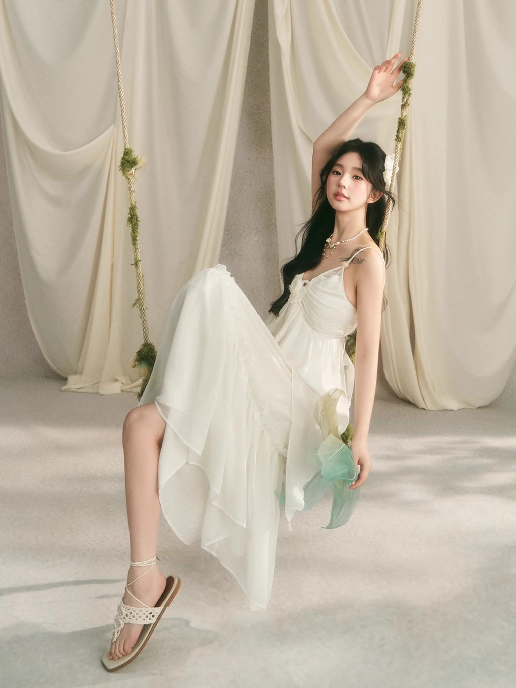 Ethereal Rose Fairycore Gown