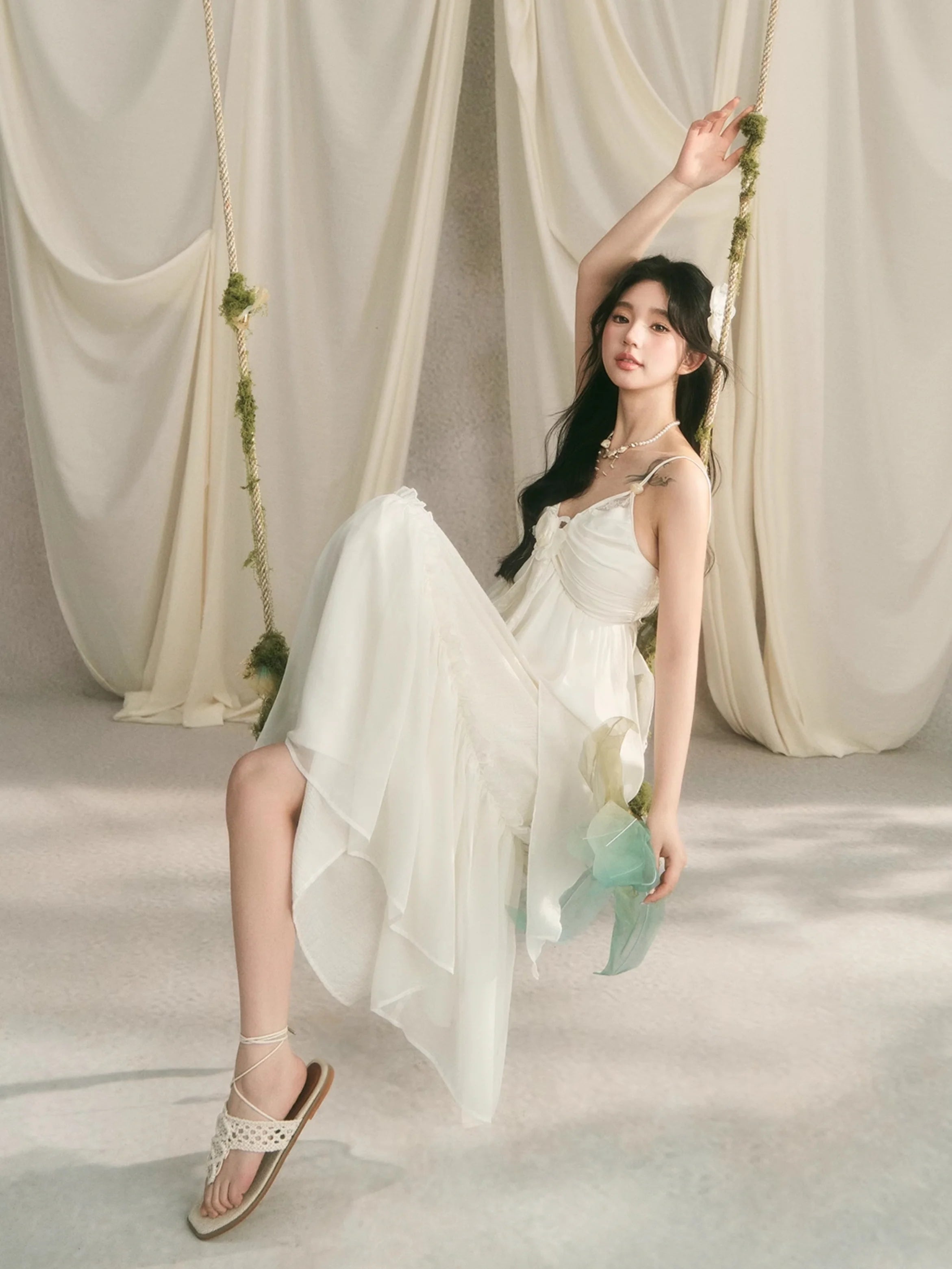 Ethereal Rose Fairycore Gown