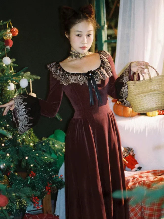 Royal Velvet Enchantment Dress