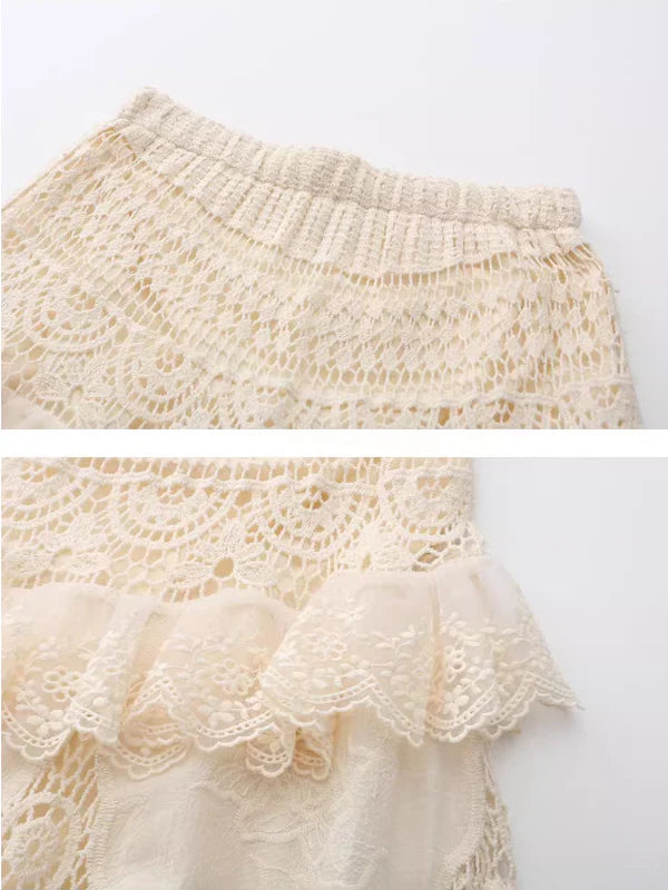 Victorian Grace Lace Long Skirt