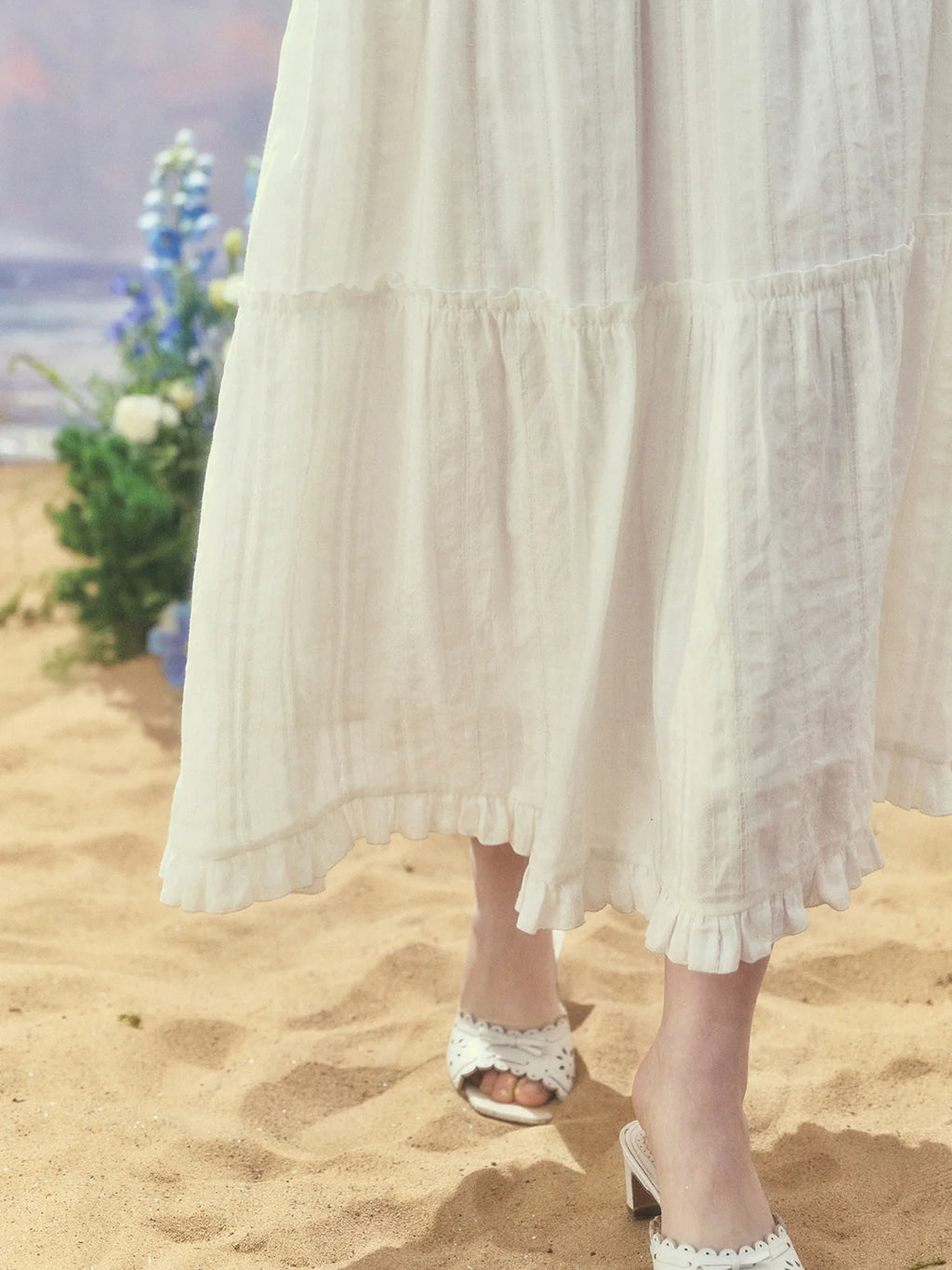 Ethereal Princess Whtie Corset Dress