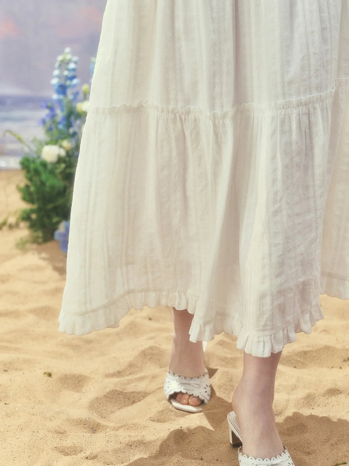 Ethereal Princess Whtie Corset Dress