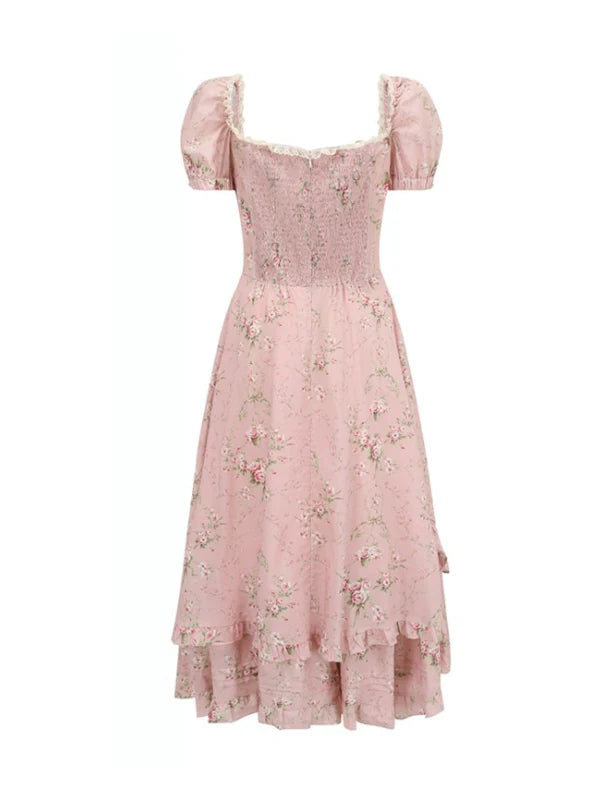 Blush Garden Vintage Floral Dress