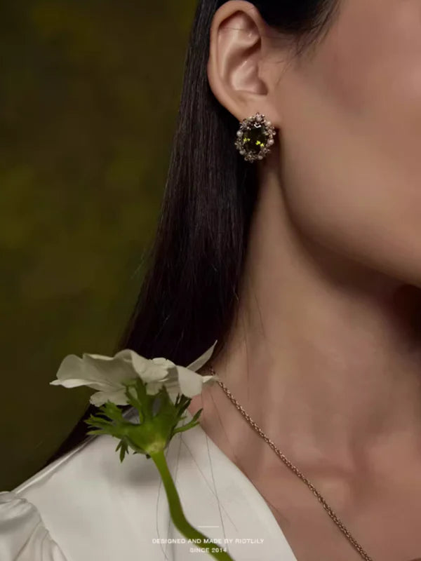 Pearl Flower Serenity Earrings