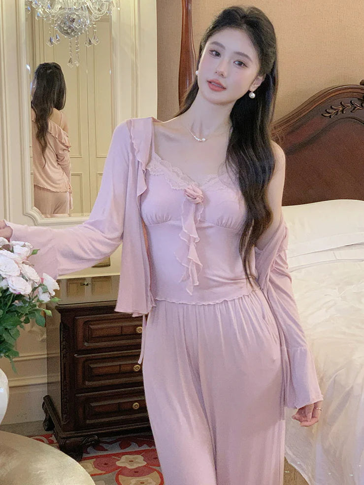 Whimsical Blossom Loungewear Set