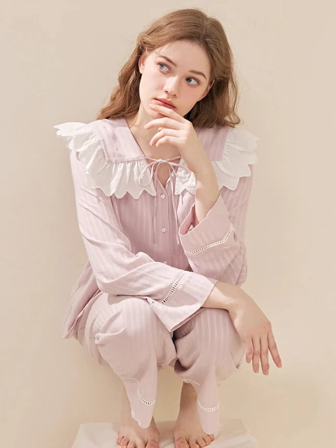 Pastel Ruffle Dream Pajama Set