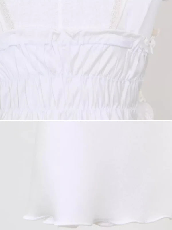 Ivory Elegance Lace Nightgown Set