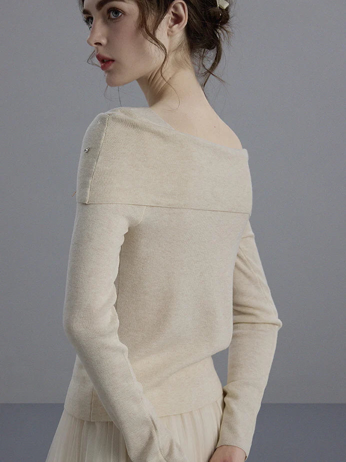 Embellished Knit & Tulle Skirt Set