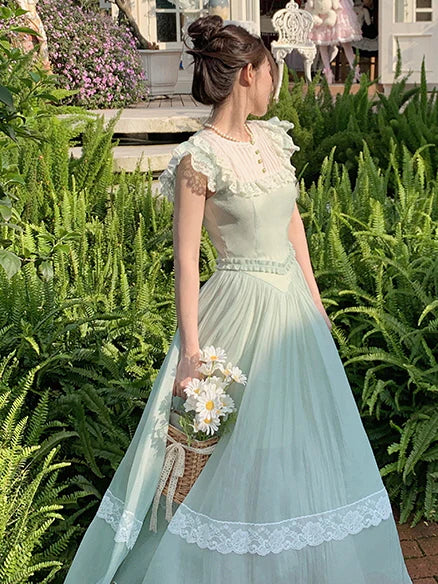 Lily's Enchanted Garden Mint Dress