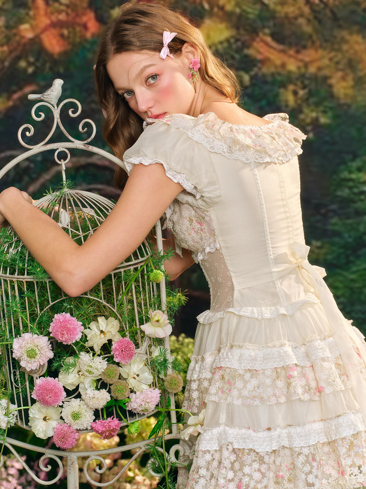 Enchanted Floral Fairy Corset Dress