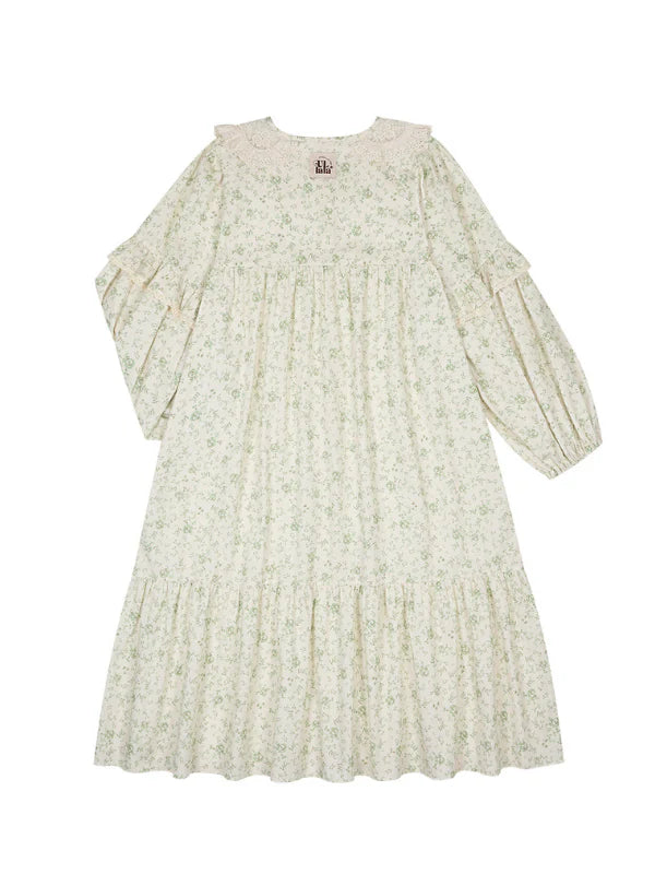 Green Garden Morning Gown