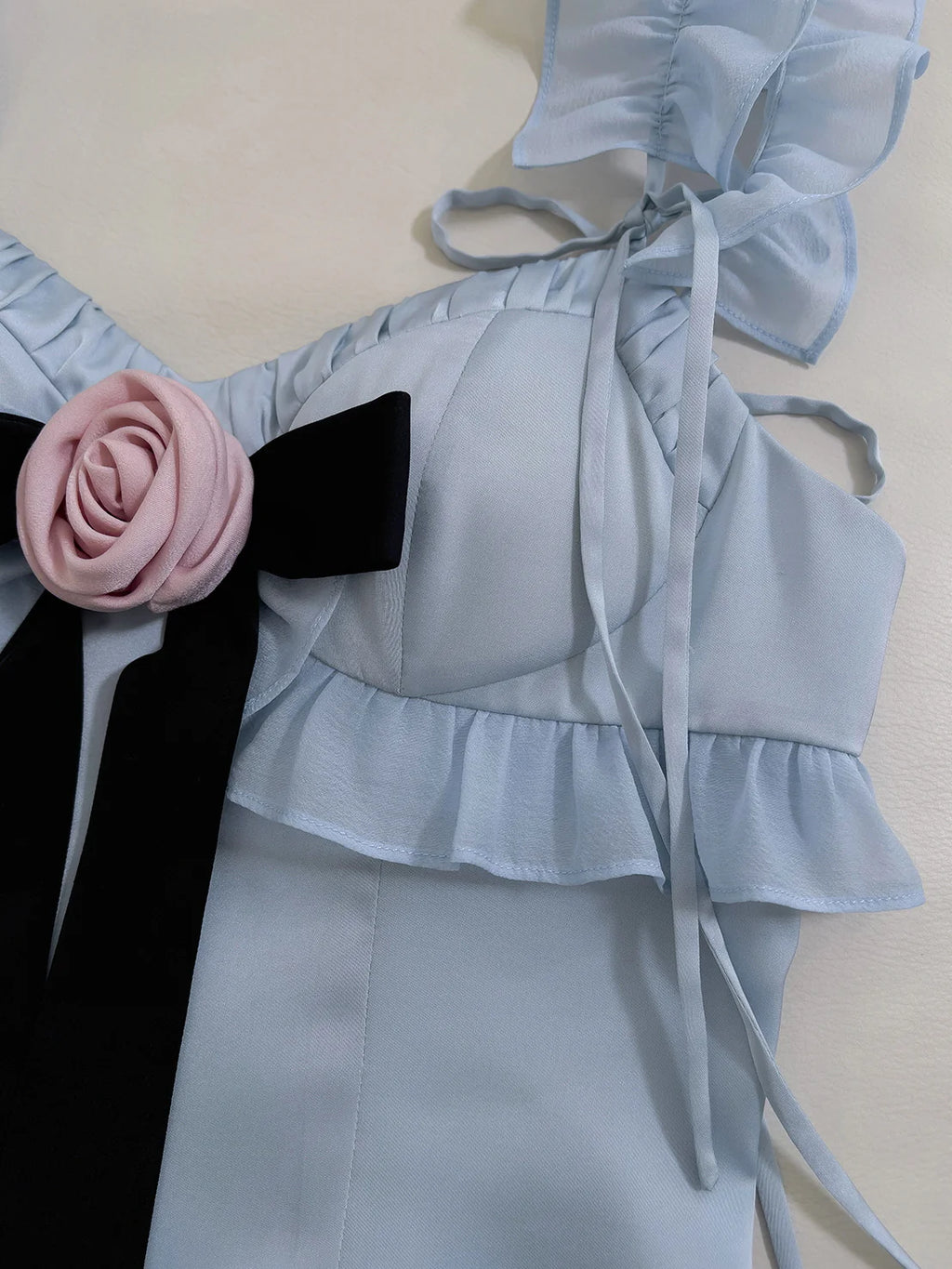 Floral Romance Bowknot Gown