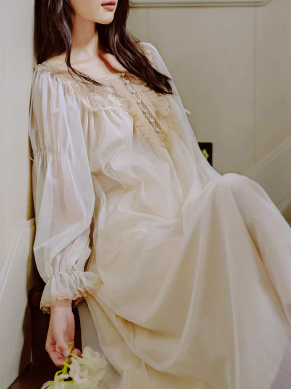 Vintage Lace Princess Nightgown