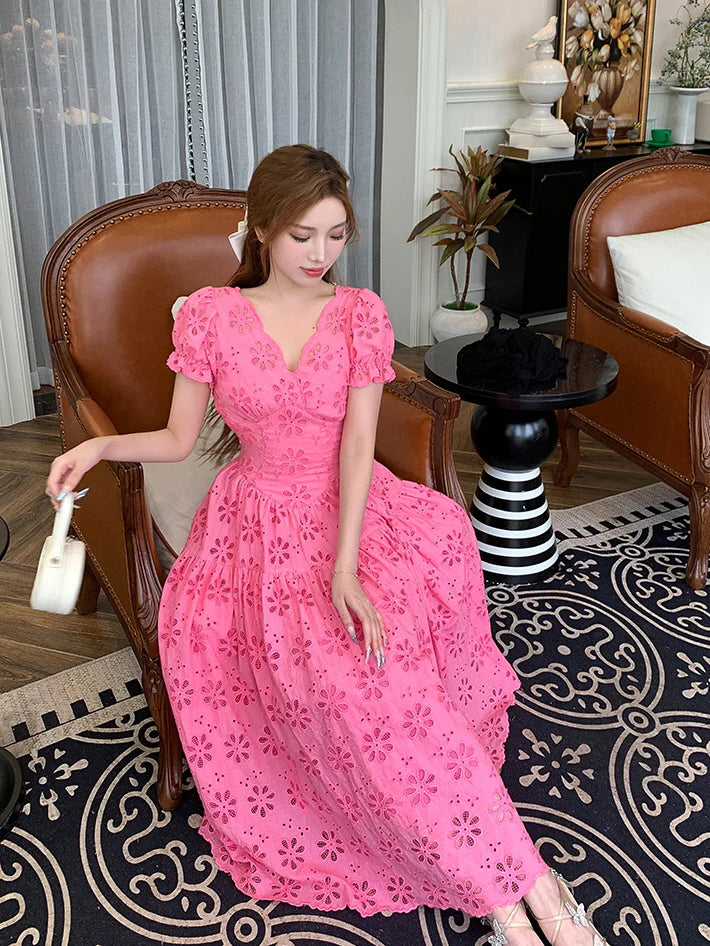 Lily's Pink Garden Dress