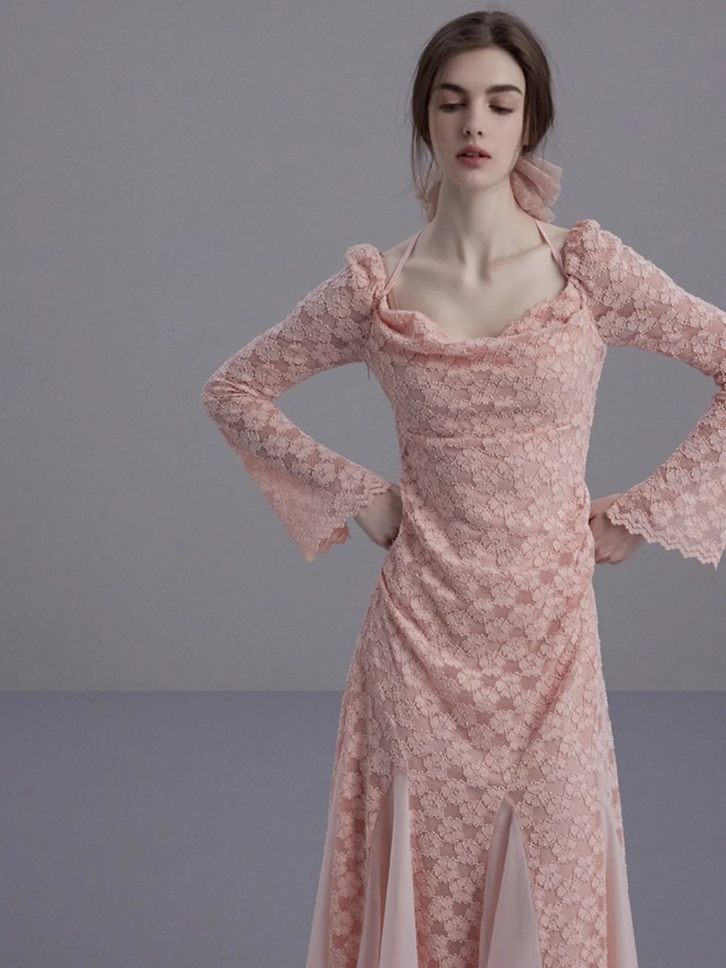 Blush Lace Fairy Dress