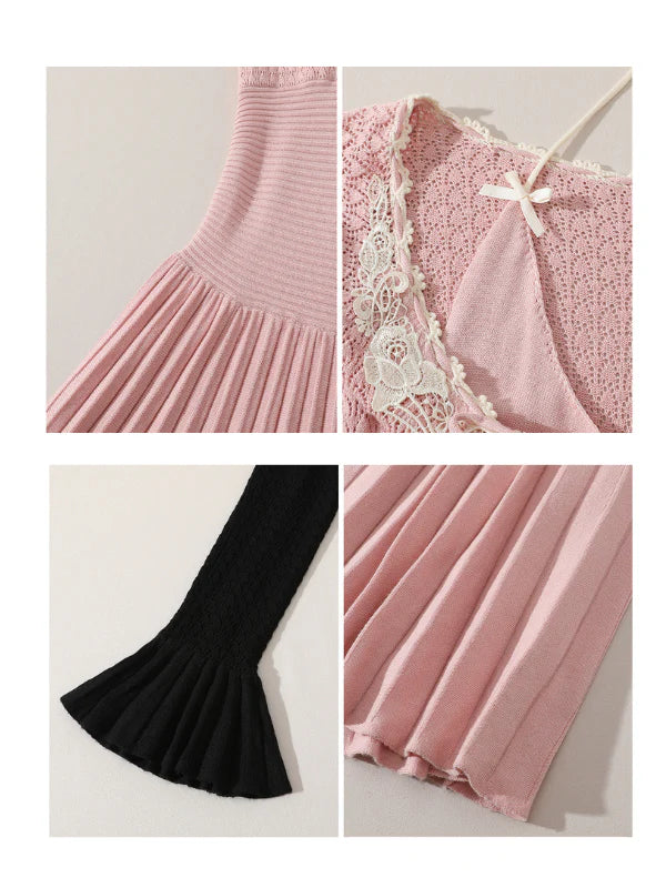 Lace Melody Knitted Dress