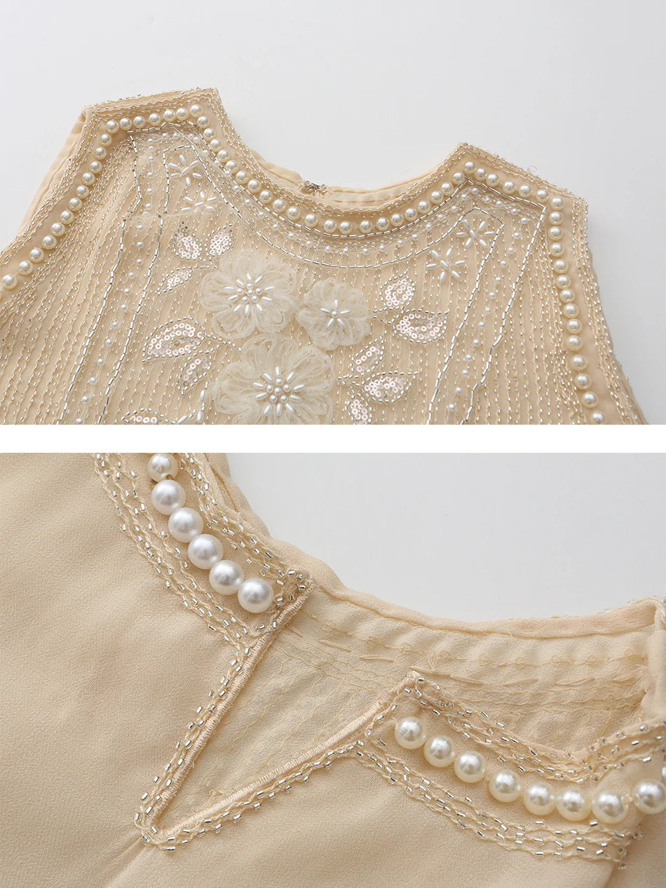 Olivia's Retro Flower Elegance Top