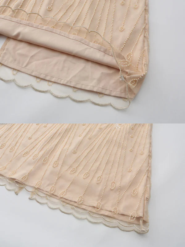 Golden Hour Sequin Mesh Slip Dress