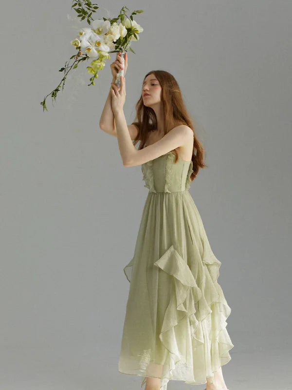 Forest Fairy Light Green Dress
