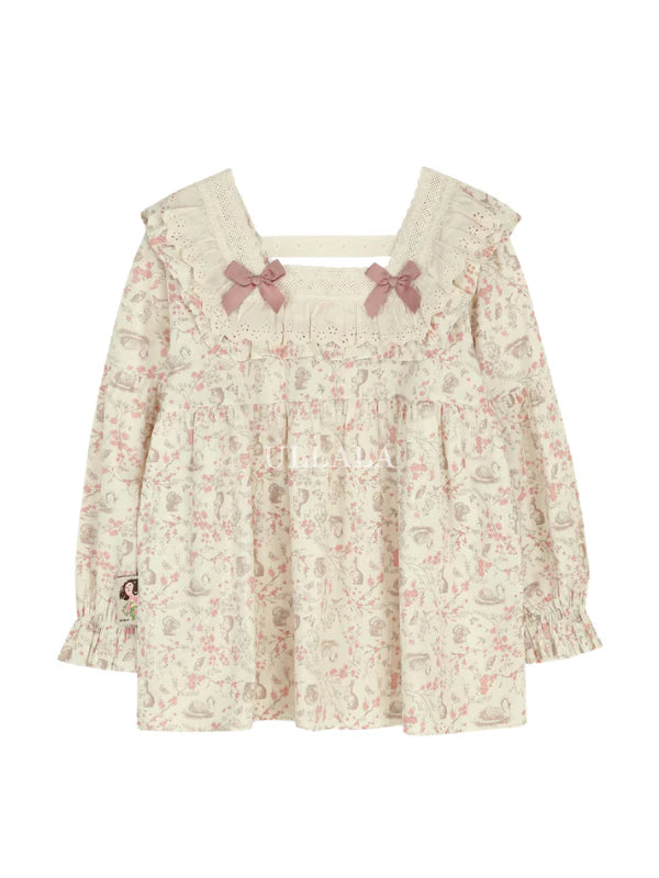 Whispering Woodland Cotton Pajama Set