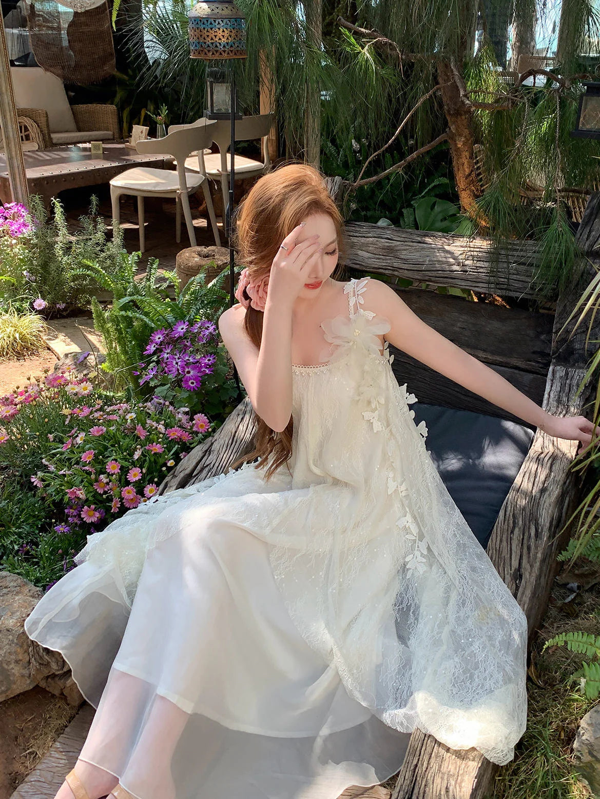Elena's Enchanted Ivory Fairy Dress