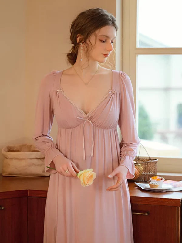 Pink Sunset Lace Romance Night Dress