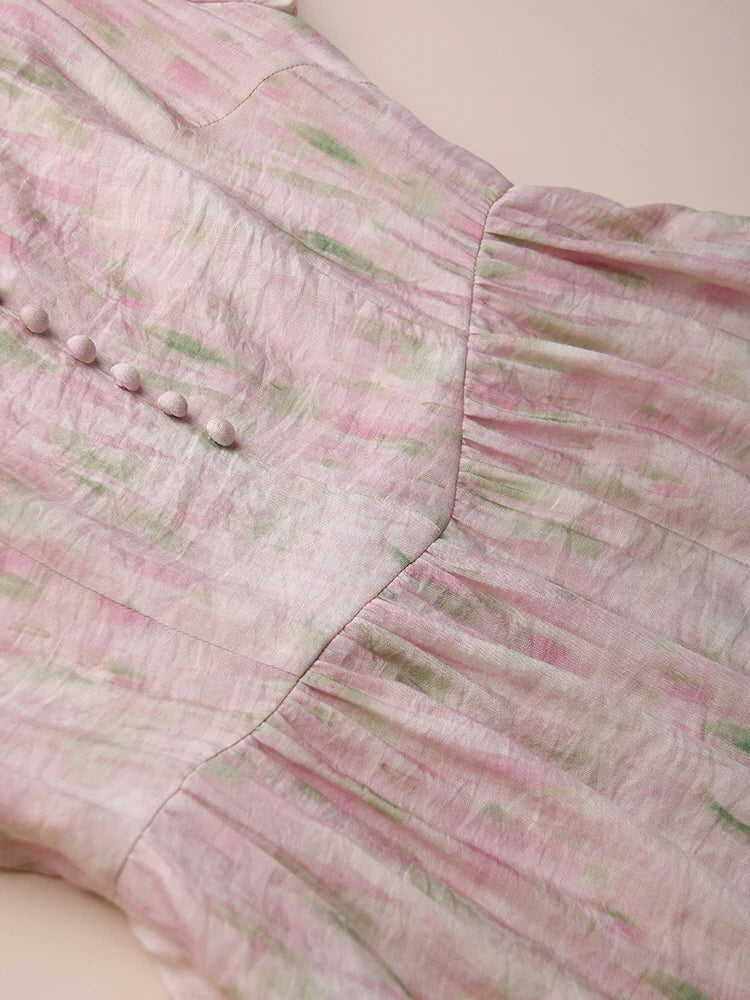 Pastel Dream Tencel Floral Dress