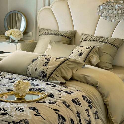 Enchanted Forest Rose Bedding Set