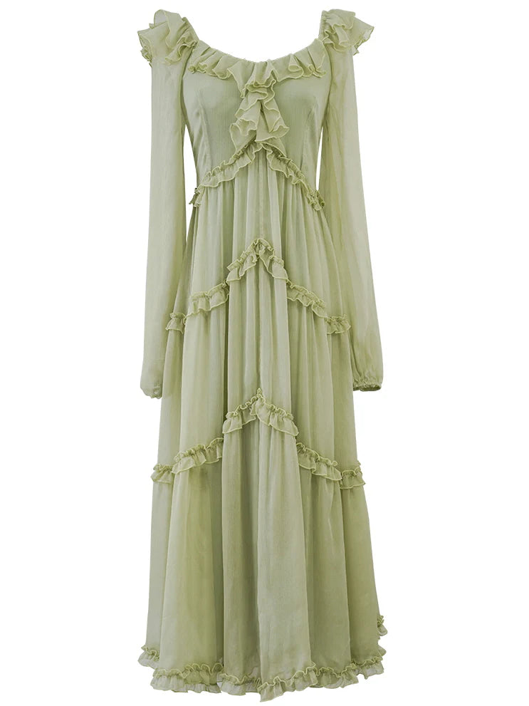 Aurora's Green Fairy Dress