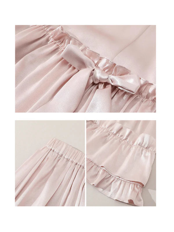 Blush Garden Rose Corset & Tiered Skirt