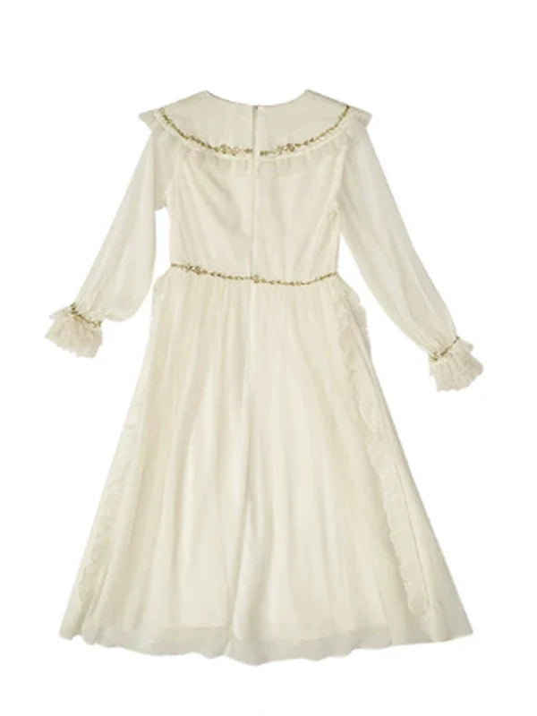 Fairy's Gold Embroidery Dress