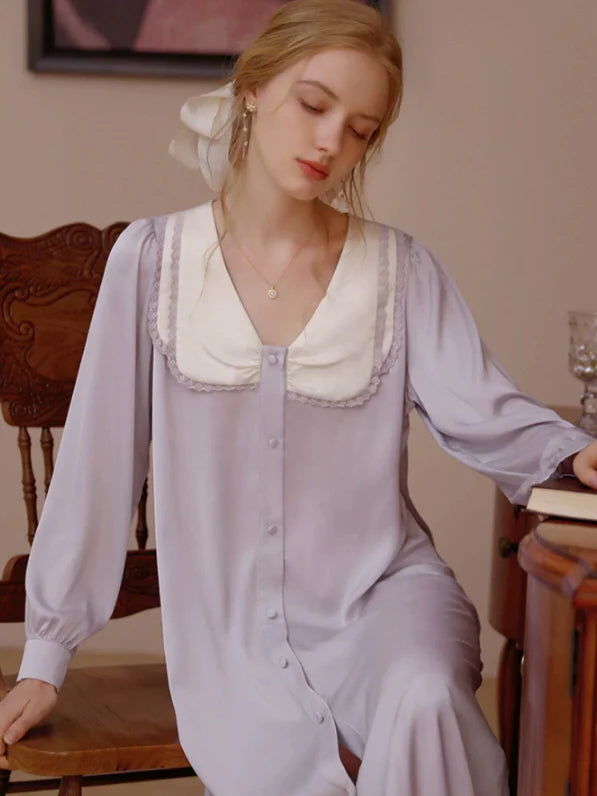 Lavender Ribbon Dream Nightgown