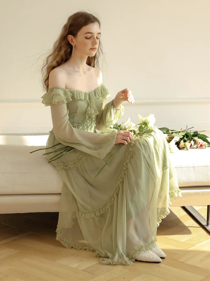 Aurora's Green Fairy Dress