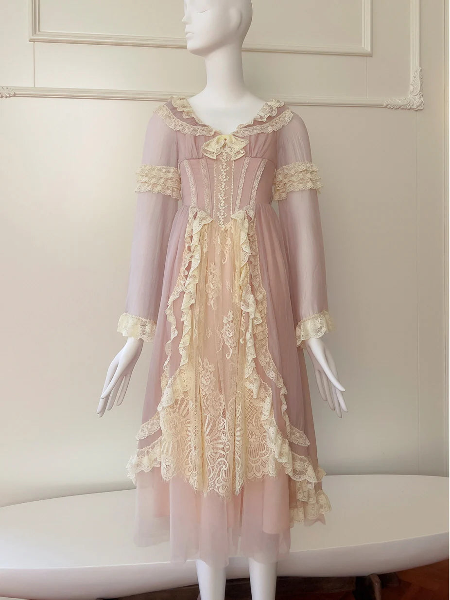 Victorian Rose Lace Princess Dress