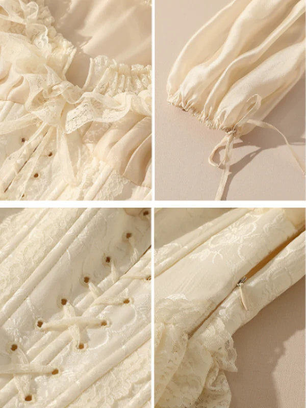 Enchanted Petals of Serenity Dress