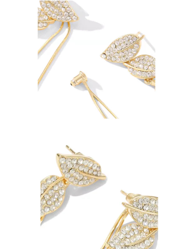 Forest Leaf Surgical Earrings