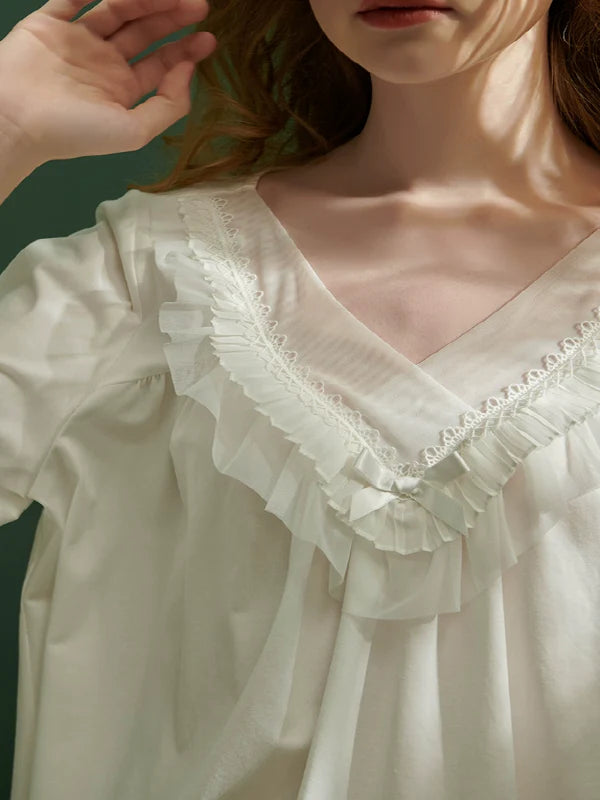 Pure White Elegance Pajama