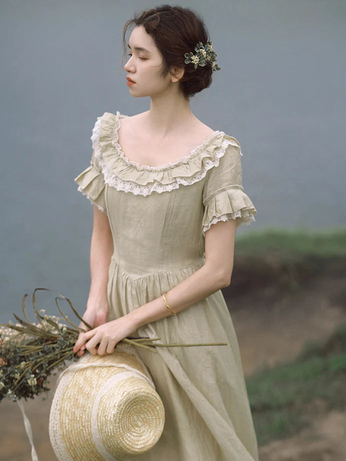 Ava's Mint Whisper Dress