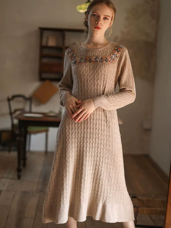 Enchanted Winter Blossom Dress